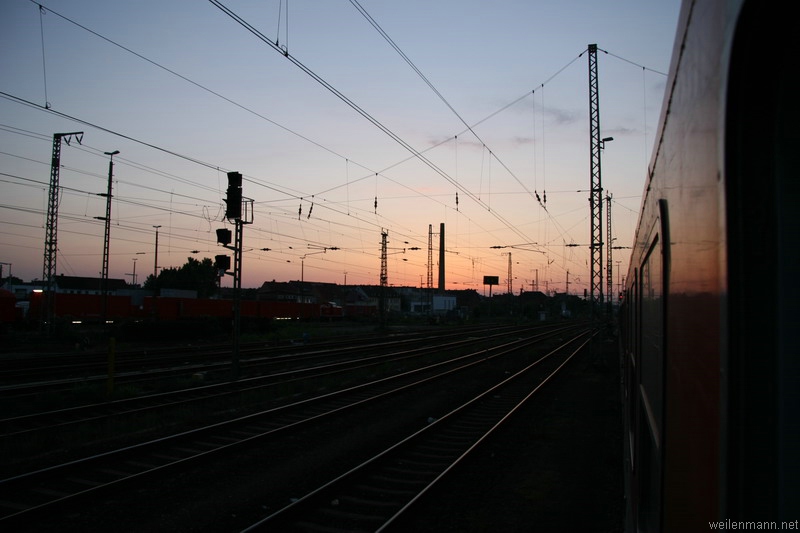 Bahnhof Hildesheim am frhen Morgen
