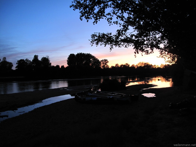 Abendstimmung an der Loire