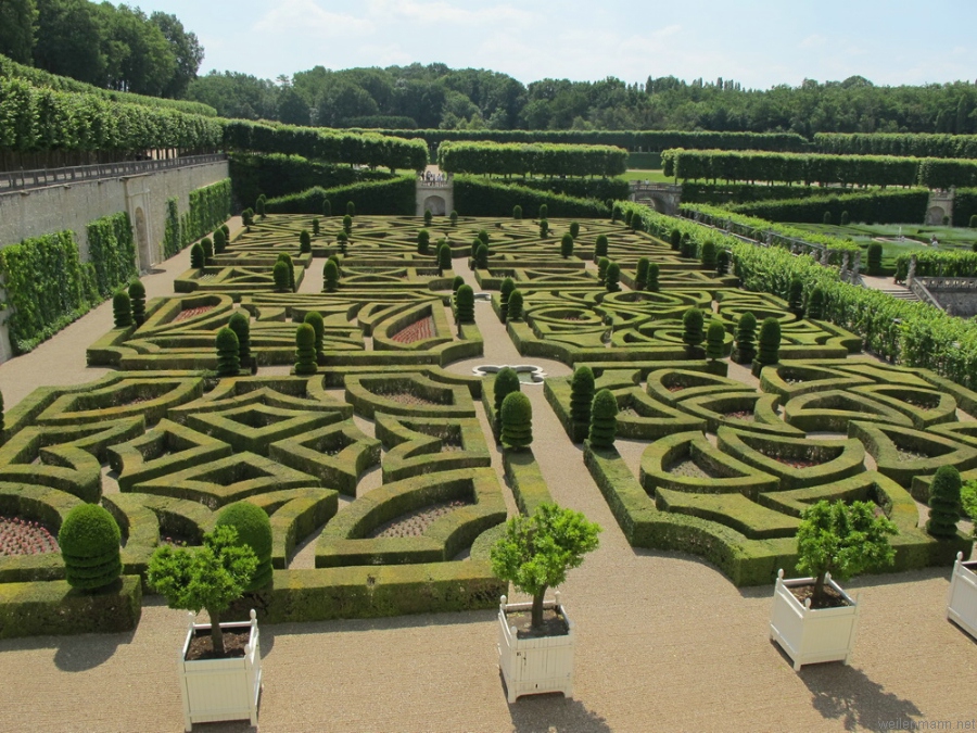 Lustgarten von Villandry