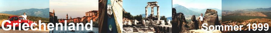 Griechenlandreise im Sommer 1999