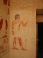 Bemalte Reliefs in einem Beamtengrab in Sakkara