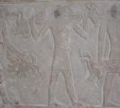 Relief in einer Grabanlage bei Sakkara