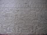 Relief in einer Grabanlage bei Sakkara