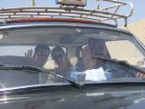 Michi, Valerie mit Mohammed unserem Fahrer