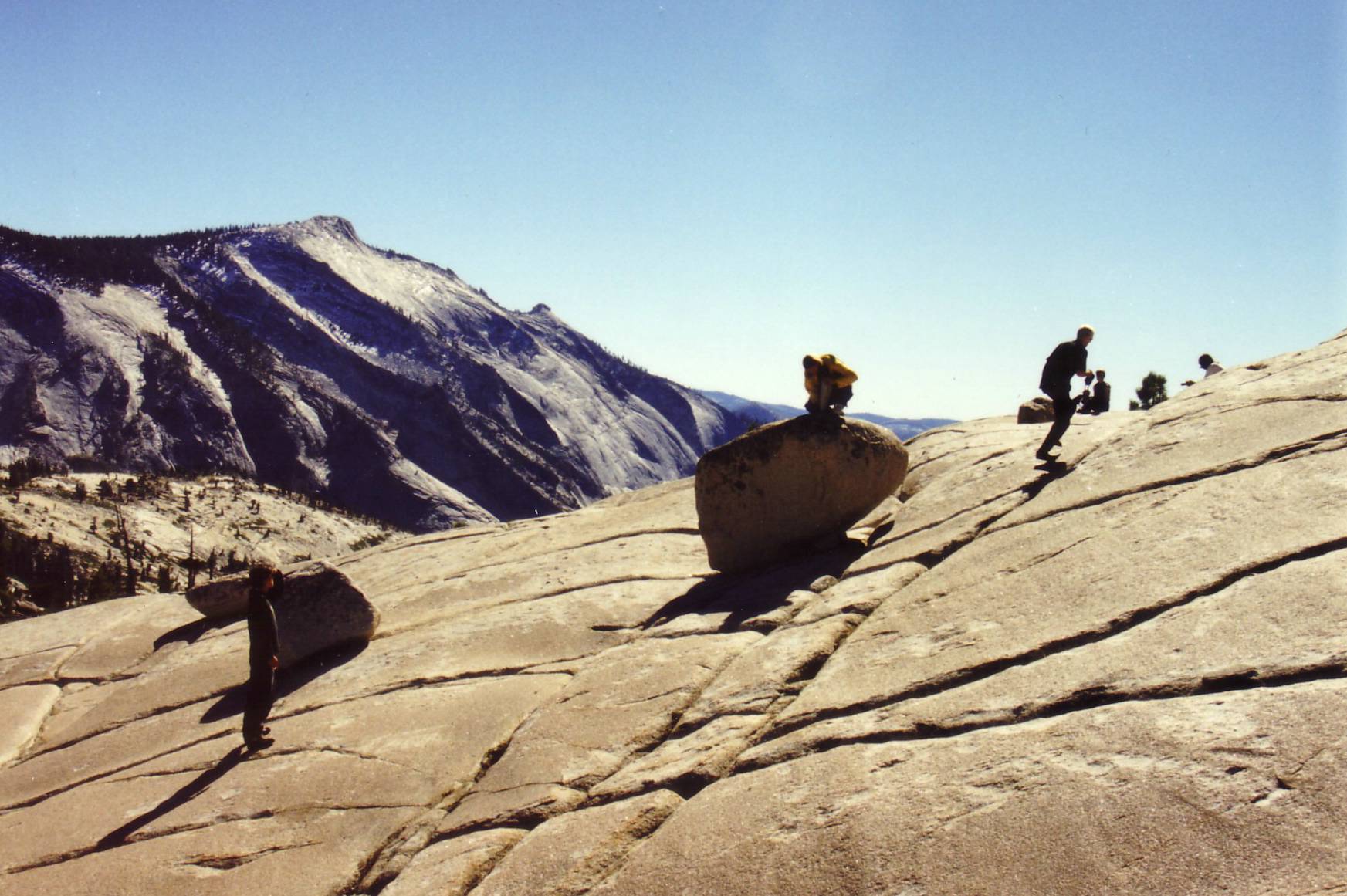 Felslandschaft auf dem Tioga Pass
