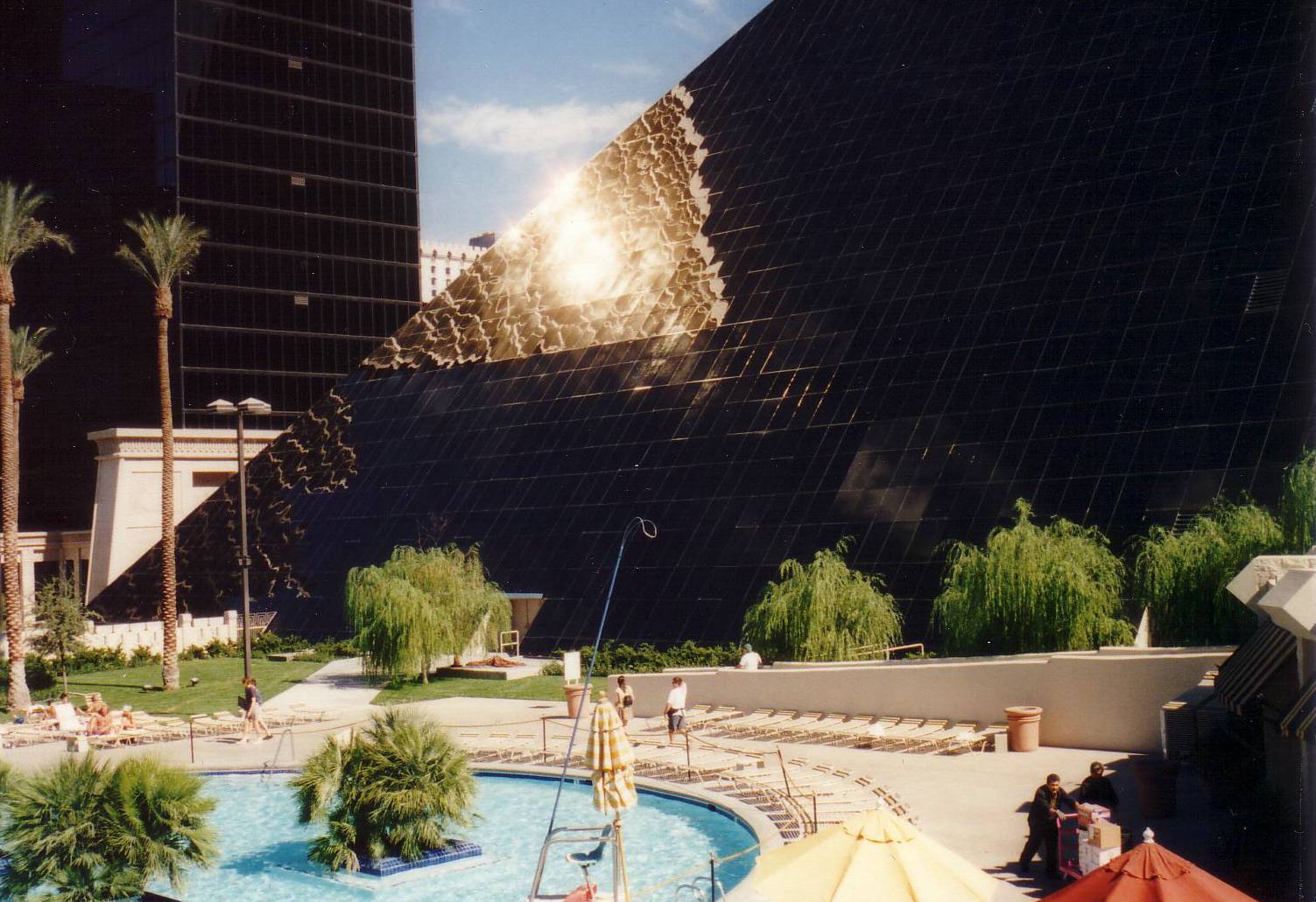 Pool des Luxor Hotels von in Las Vegas