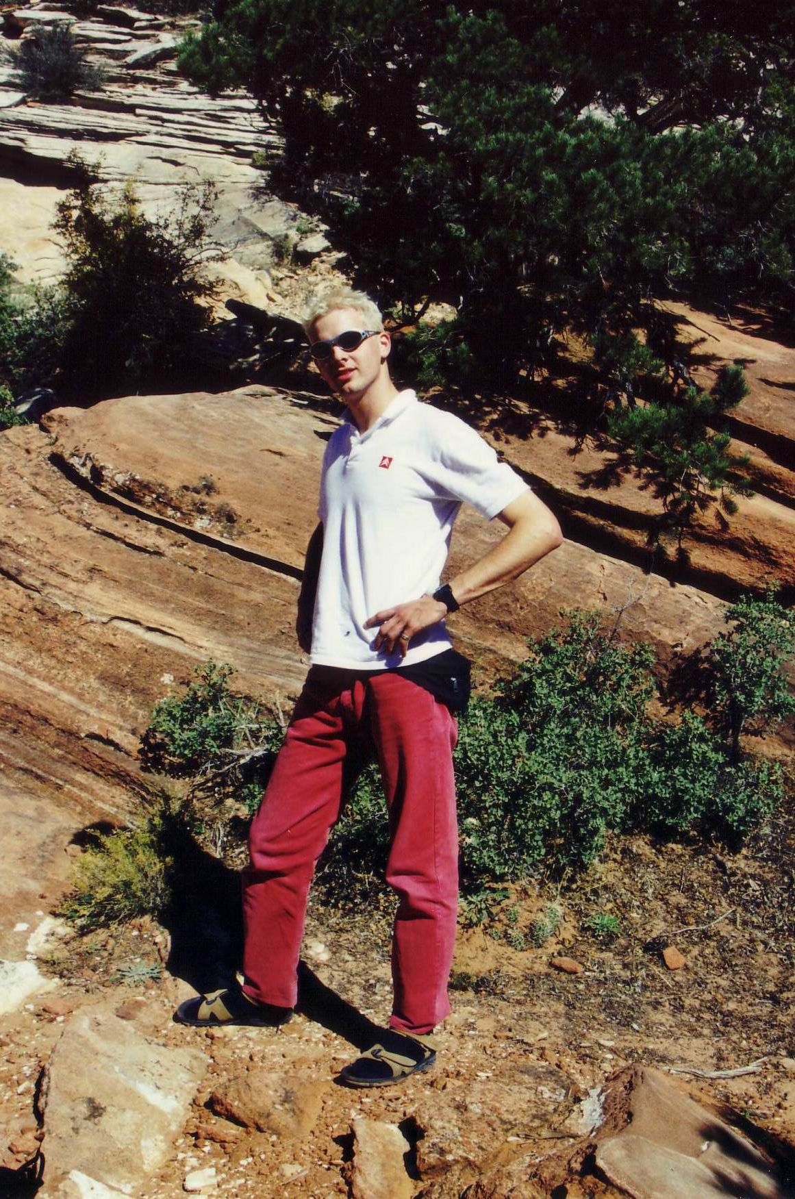 Stefan im Zion National Park