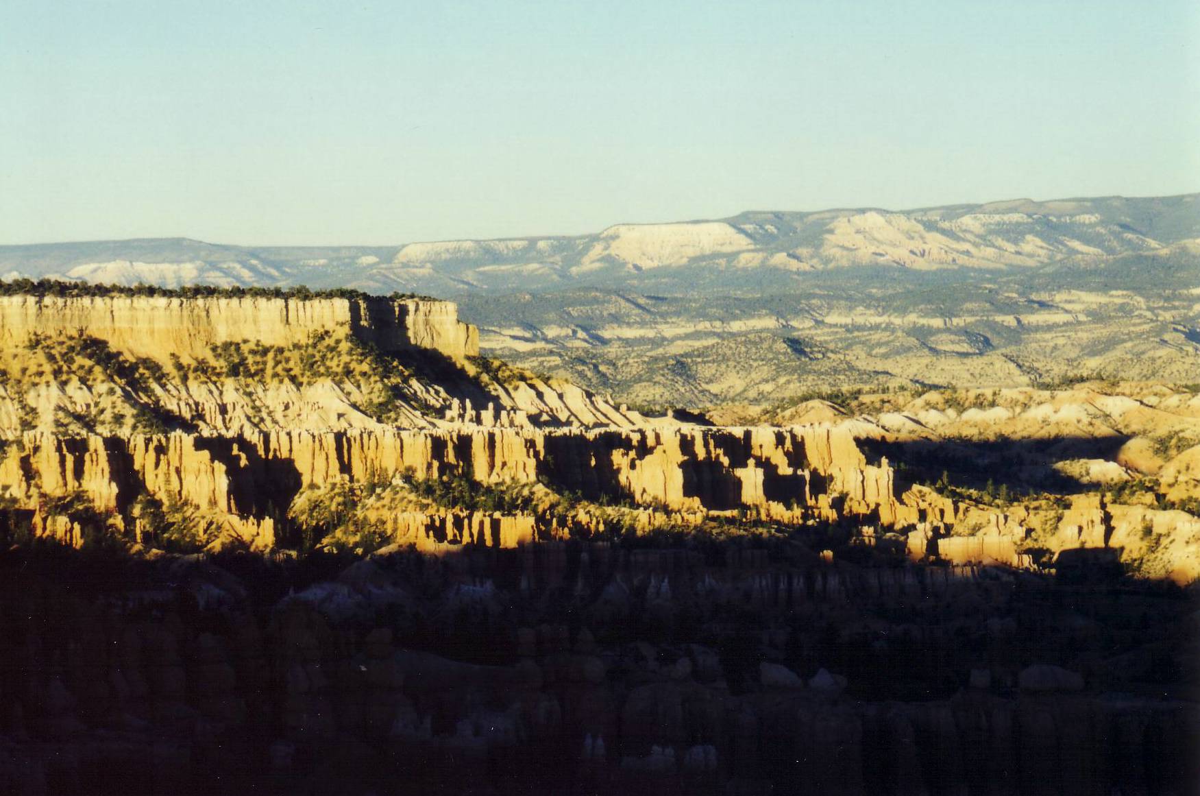 Der Bryce Canyon National Park kurz von Sonnenuntergang