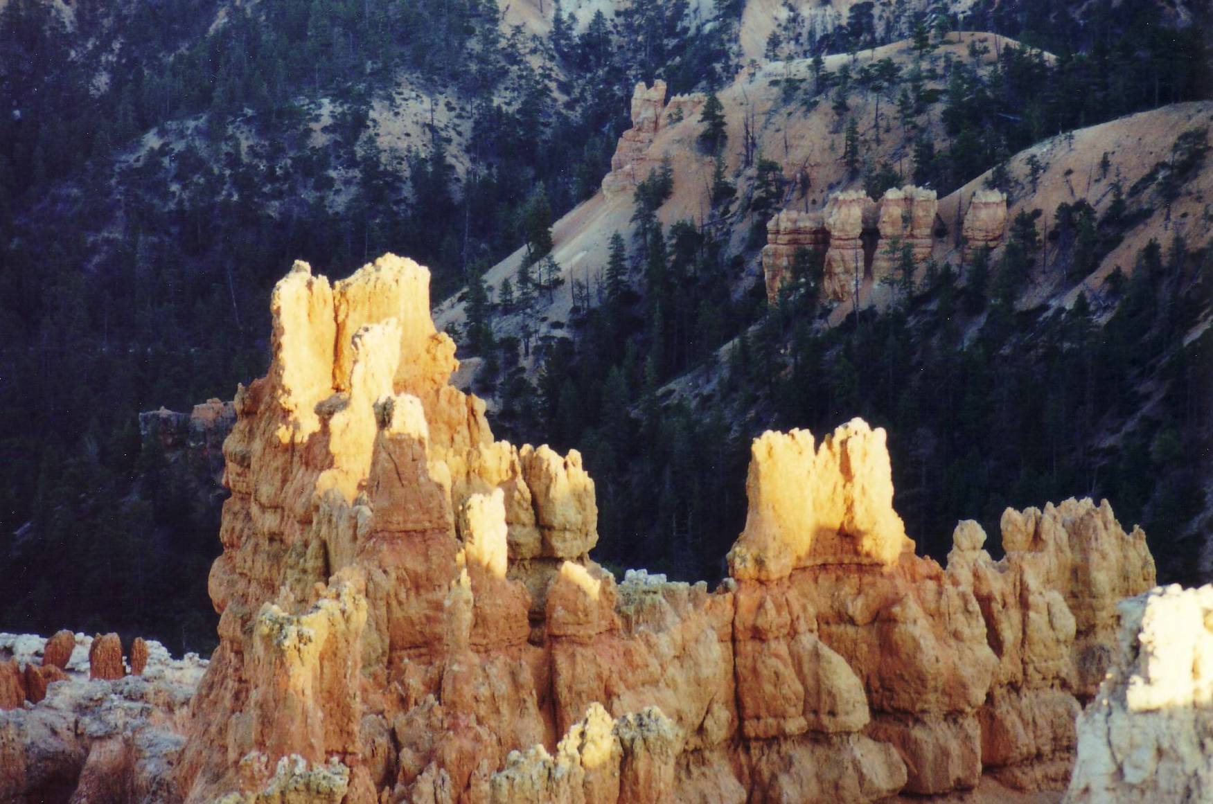 Der Bryce Canyon National Park kurz von Sonnenuntergang