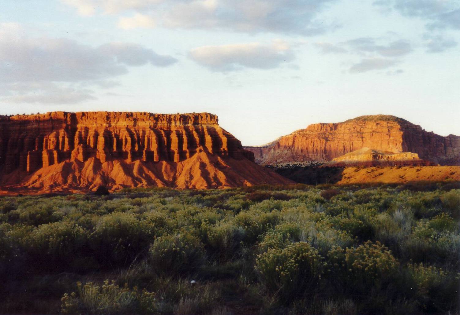Landschaft beim Captiol Reef National Park