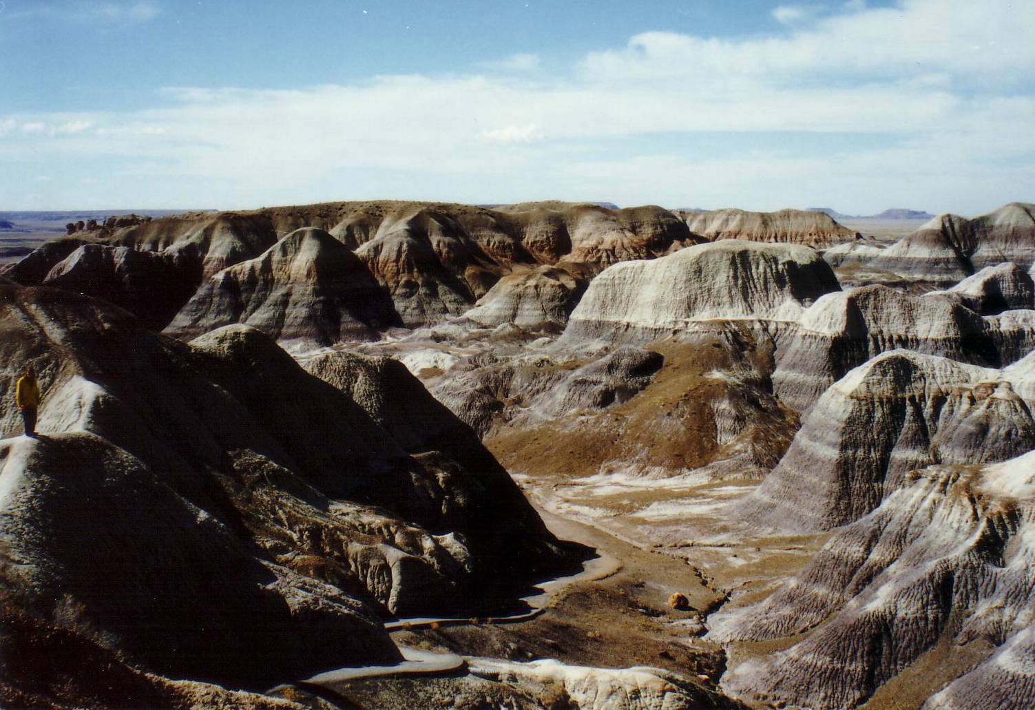Diese gestreiften H&uuml;gel im Petrified Forest National Pa.....