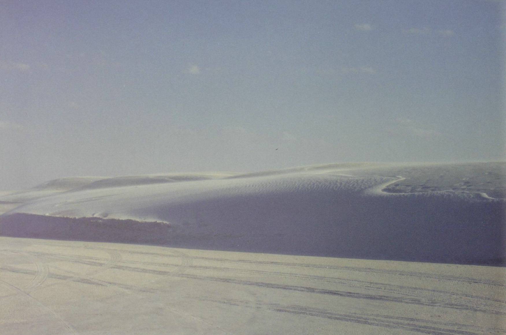 Weisse Sandd&uuml;nen soweit das Auge reicht im White Sands .....