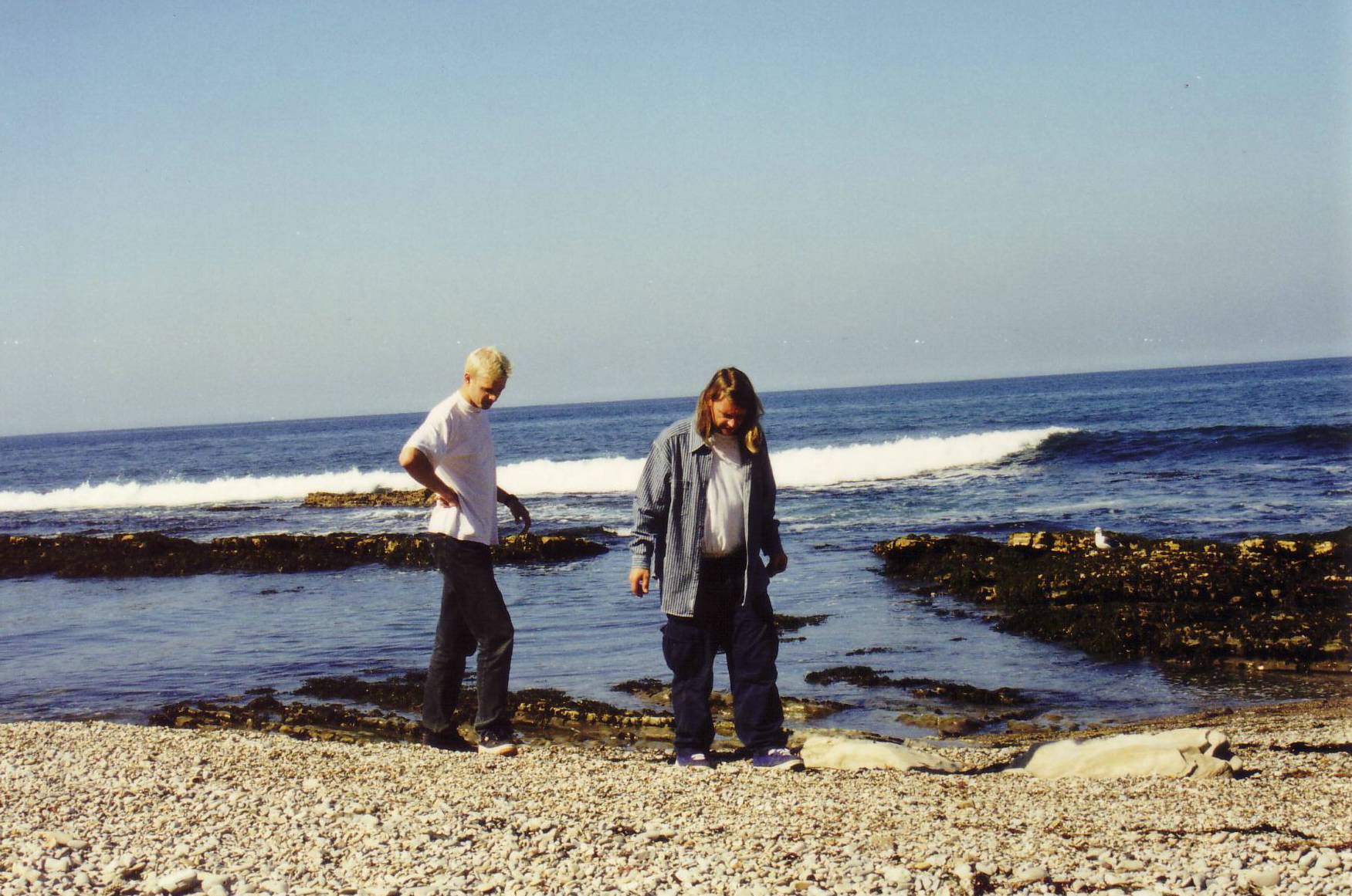 Stefan und J&uuml;rg an der K&uuml;ste  etwas s&uuml;dlich.....