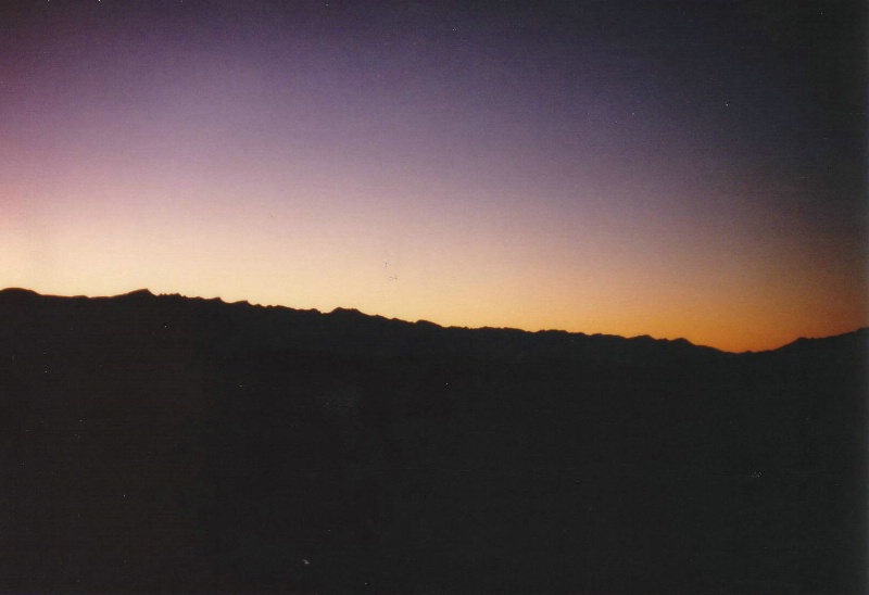 Auf dem Weg in Death Valley