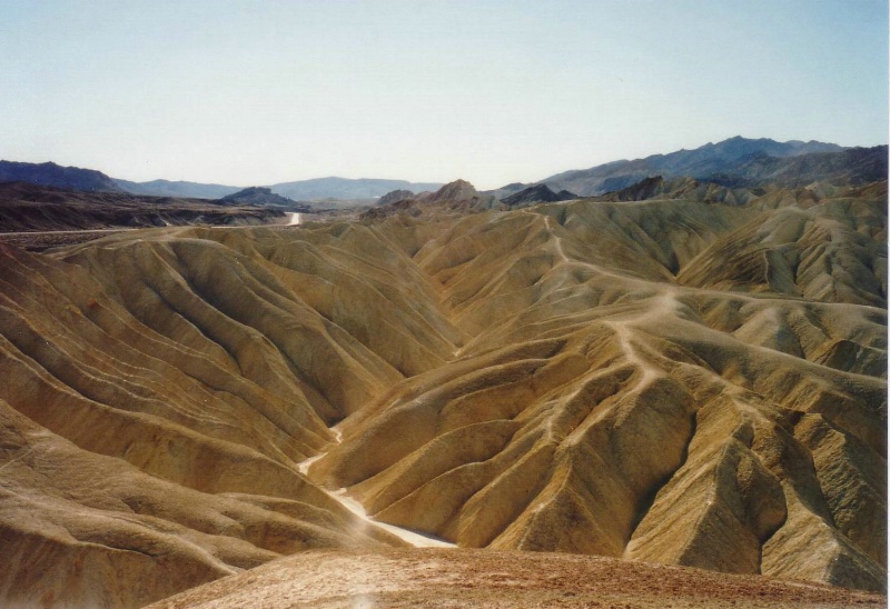 Aussicht vom Zabriskie Point im Death Valley
