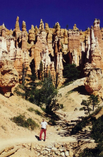 Stefan auf der Wanderung im Bryce Canyon