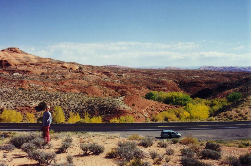 Zwischenhalt auf dem Weg vom Captiol Reef National.....