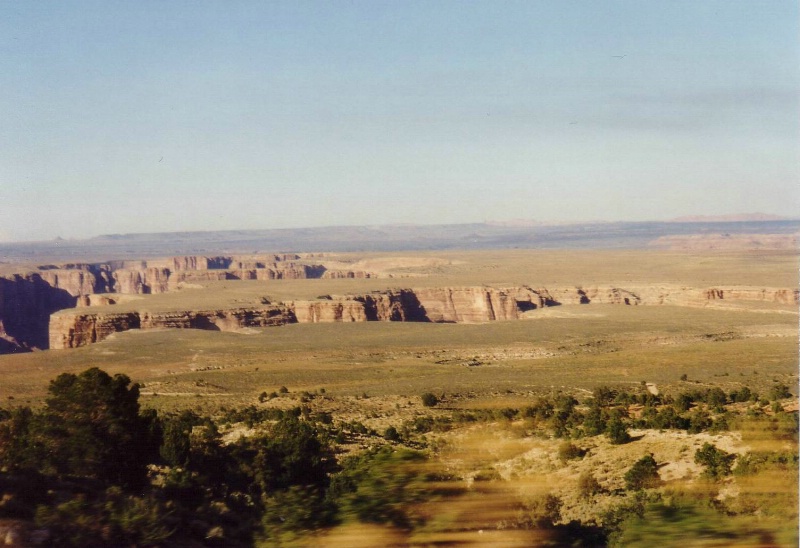 Erste Blicke auf den Grand Canyon National Park
