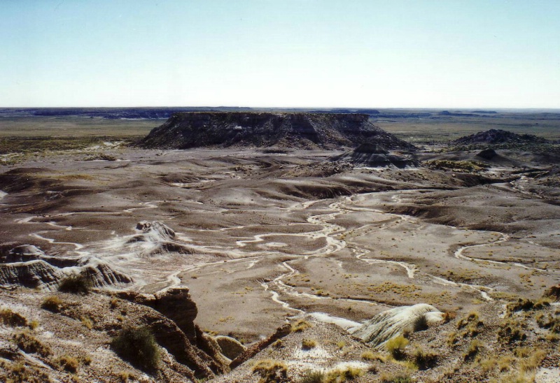 Mondlandschaft im Petrified Forest National Park