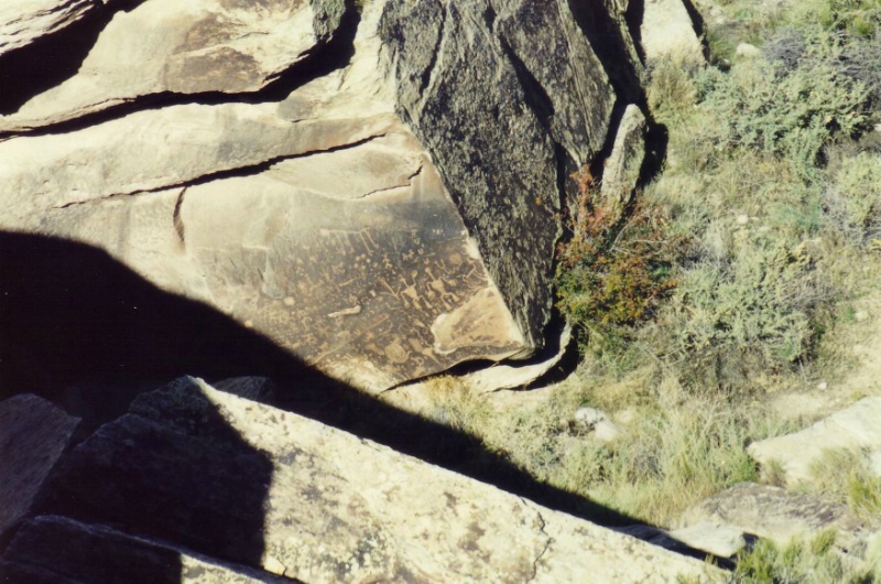 Indianerzeichnungen im Petrified Forest National Park